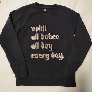 Brunette the label crewneck pullover